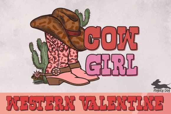 Download Cow Girl Western Valentine's Day - Premium Bundle