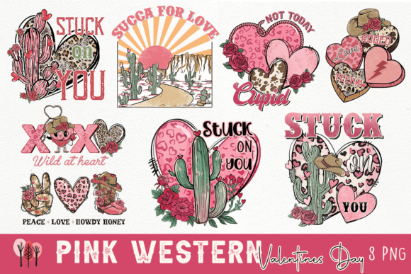 Download Pink Western Valentines Day Bundle - Premium Resources