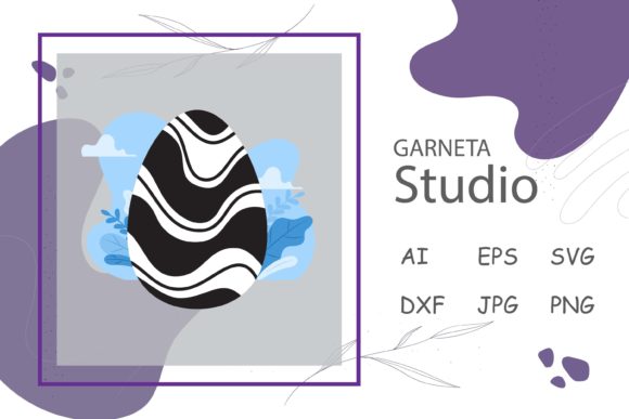 Download Easter Black Curved Line Shape - Black Collection