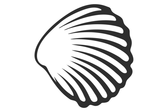 Download Cockle Shell Line Icon. Black Underwater - Black Collection
